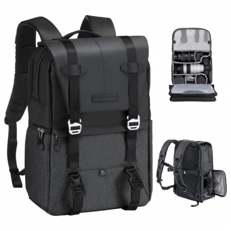 K&F Concept Camera Backpack 20L Waterproof Urban Wander 01 (Tamno sivi) KF13.087AV5